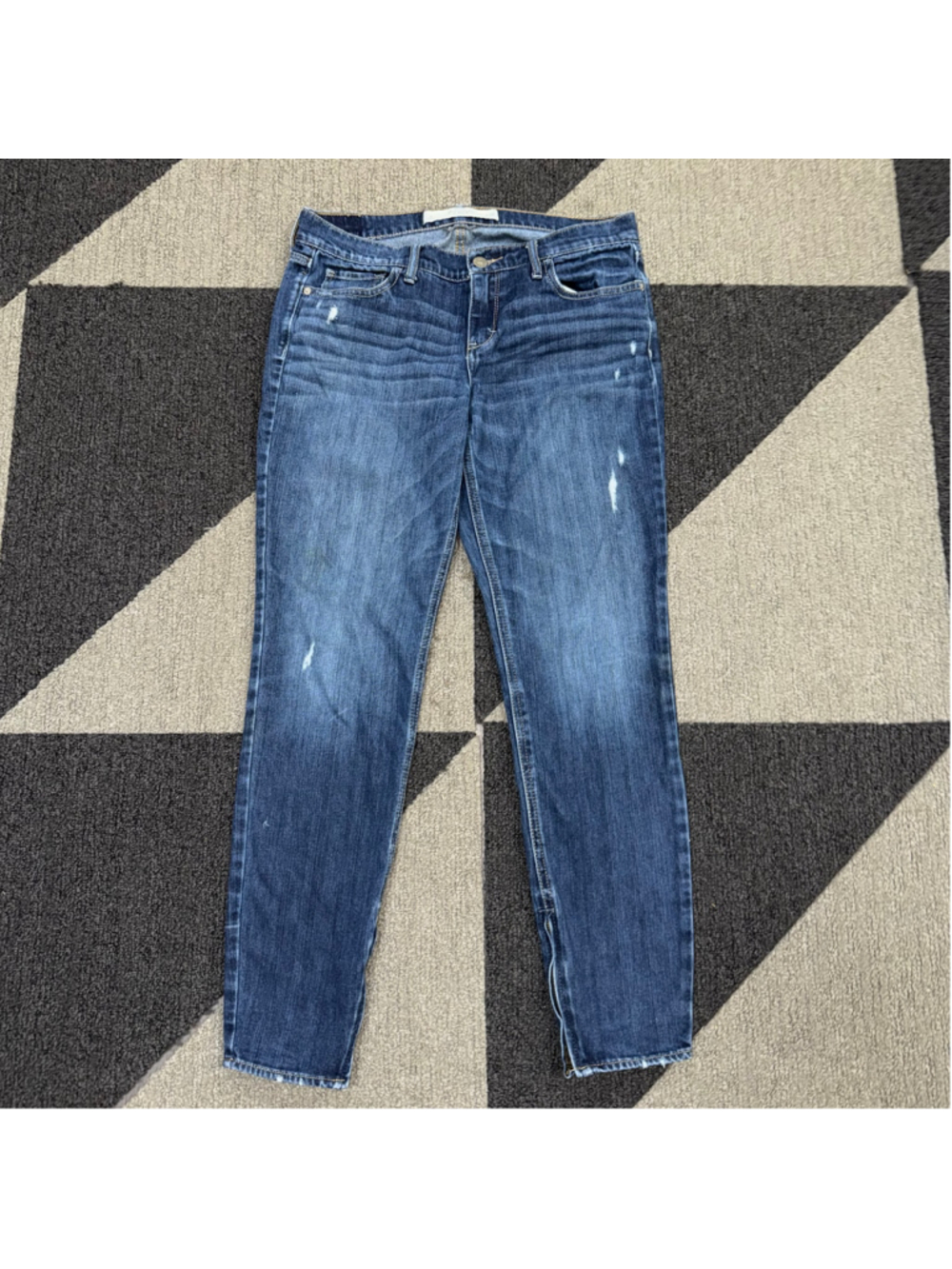 Women's Abercrombie & Fitch Skinny Jeans Size 6 Blue 28 W Perfect Stretch - Picture 8 of 12
